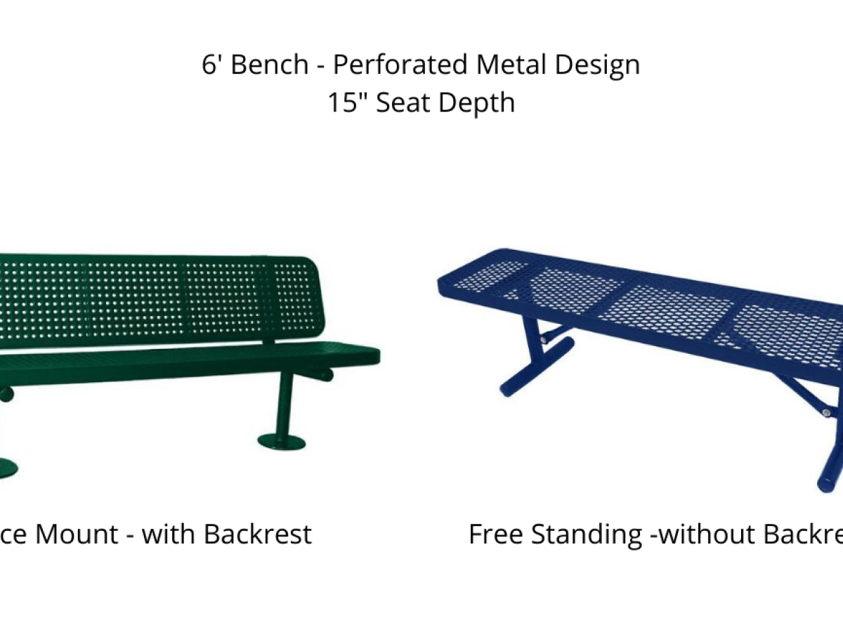 Outdoor Benches No Backrest - SWS Group