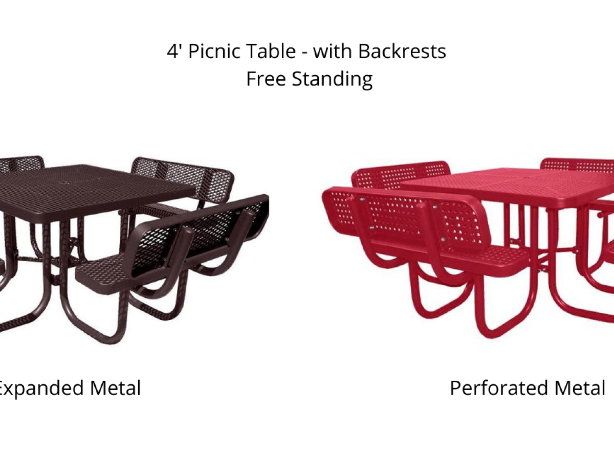 UV Resistant Square Picnic Table - SWS Group