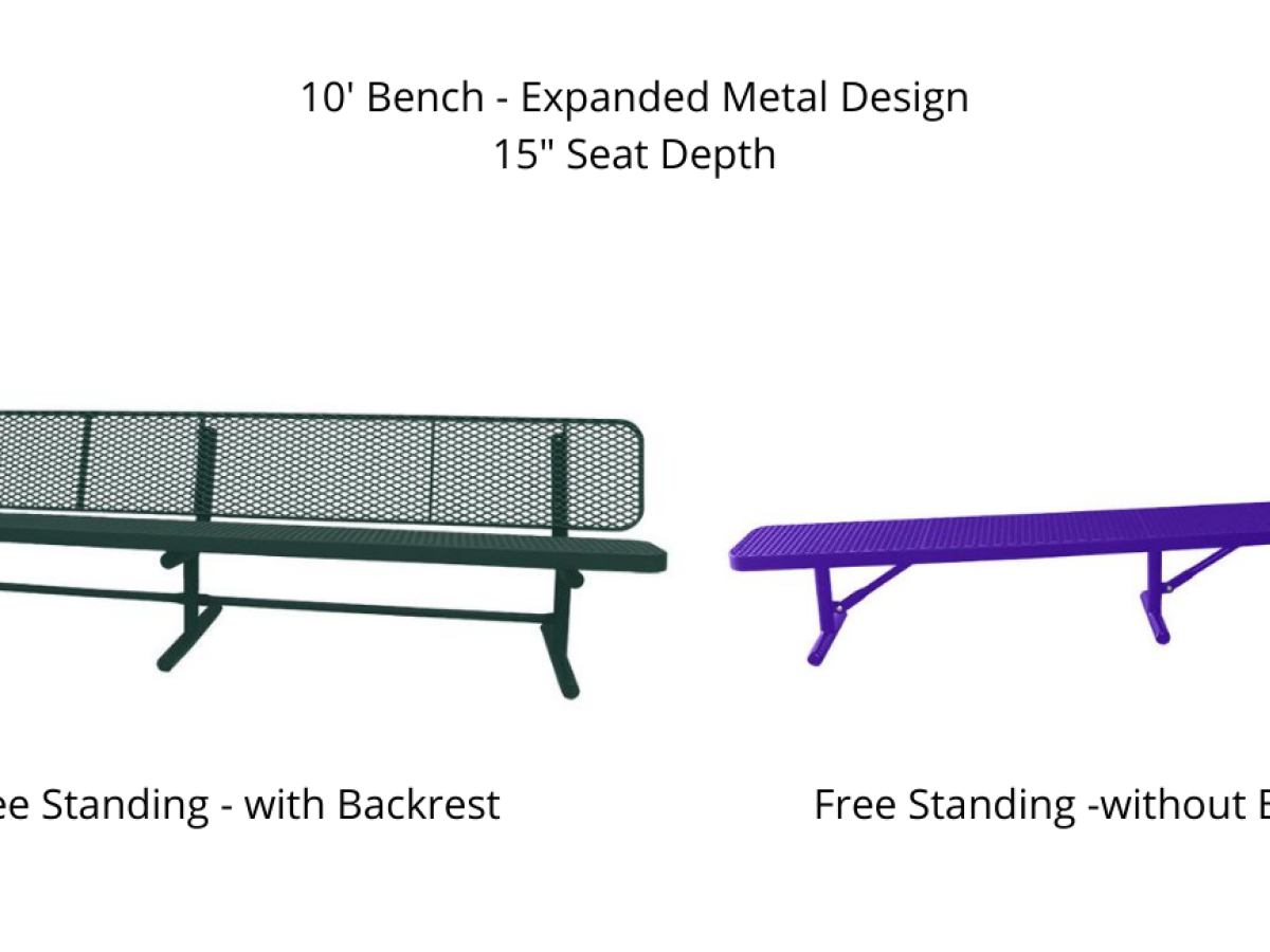 Outdoor Benches Free Standing - SWS Group