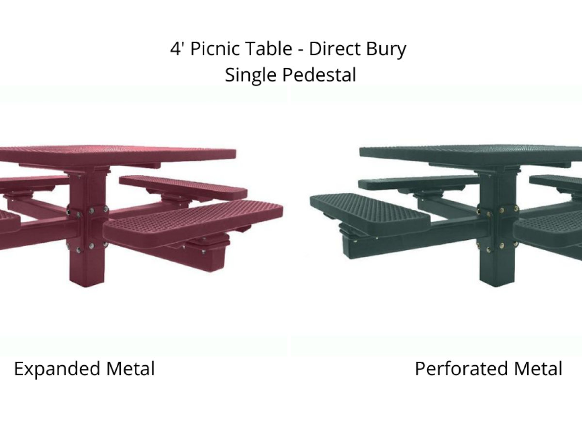 UV Resistant Square Picnic Table - SWS Group