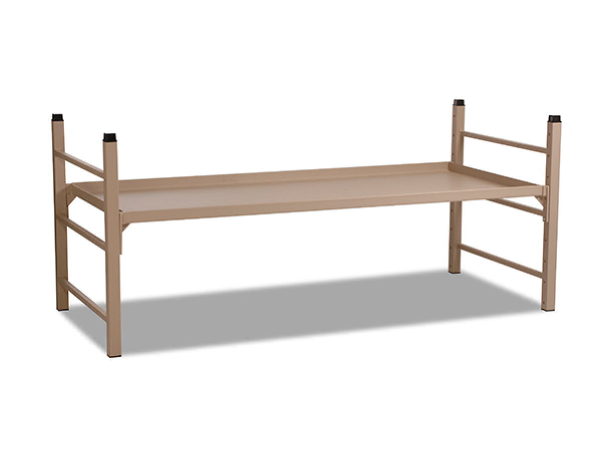 Khaki Steel (Option with Wild Cherry Headboard and/or Footboard)