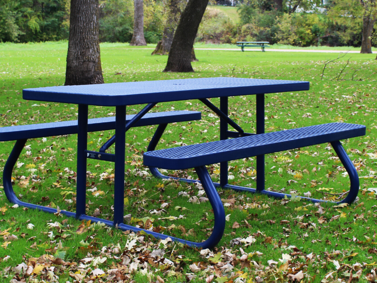 Antimicrobial Metal Picnic Tables - SWS Group