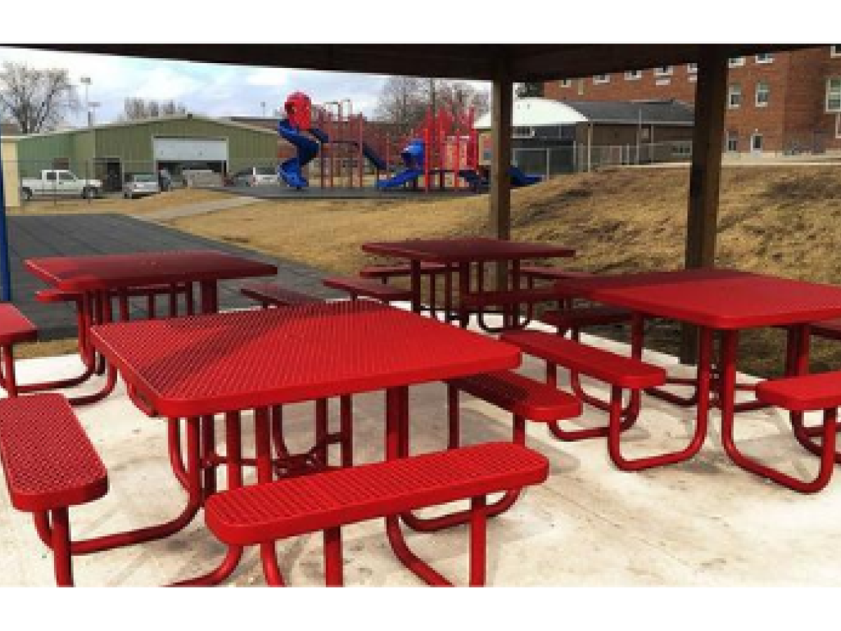 UV Resistant Metal Picnic Tables - SWS Groups