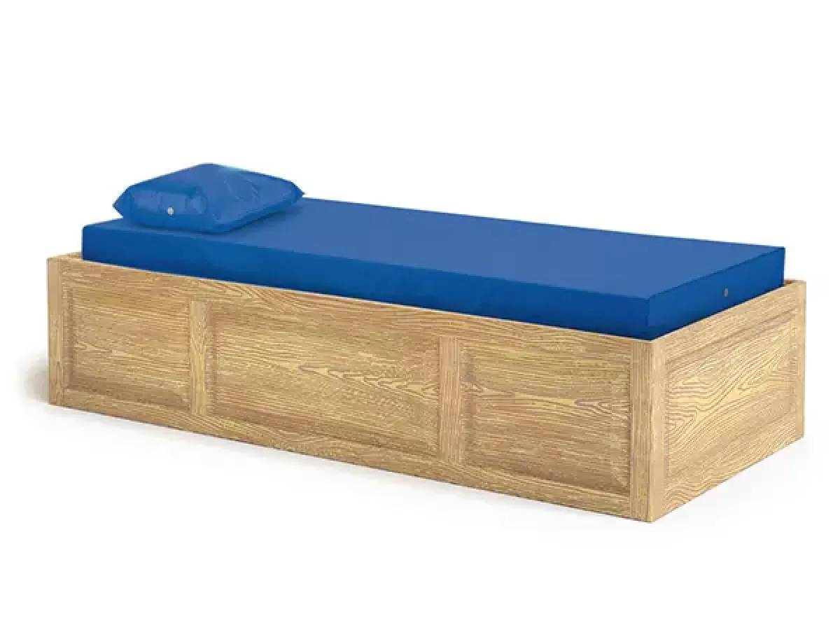 Fluid Resistant Blue Cover Mattress for Shelter Facilities - SWS Group
