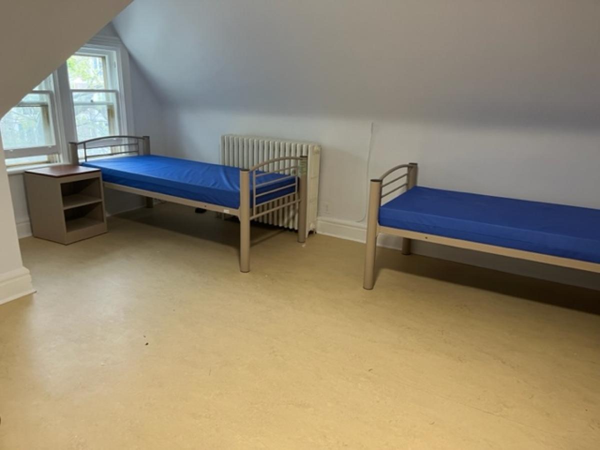 Bunkable Beds and Nightstand for Homeless Shelters - SWS Group